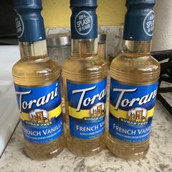 Torani French Vanilla Syrup 