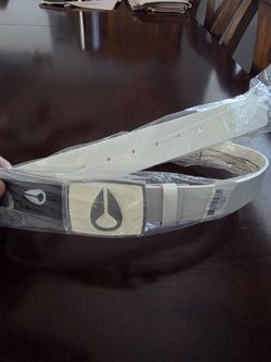 NIXON Enamel Icon II - White Belt - Small