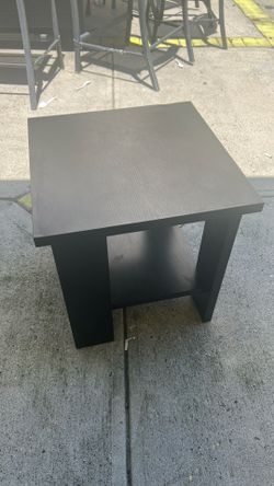 Black table