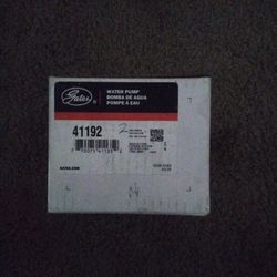 Gates Water Pump Infiniti Nissan Part Number 41192