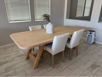 Dining table with chairs