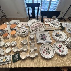 The Botanic garden  Portmeirion dinnerware six place settings everything else