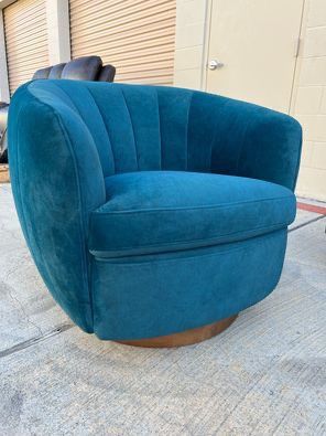 New_Open Box_Costco Boswell Fabric Swivel Chair_50% Off Costco price