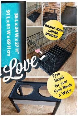 Brand new dog crate Free Stand