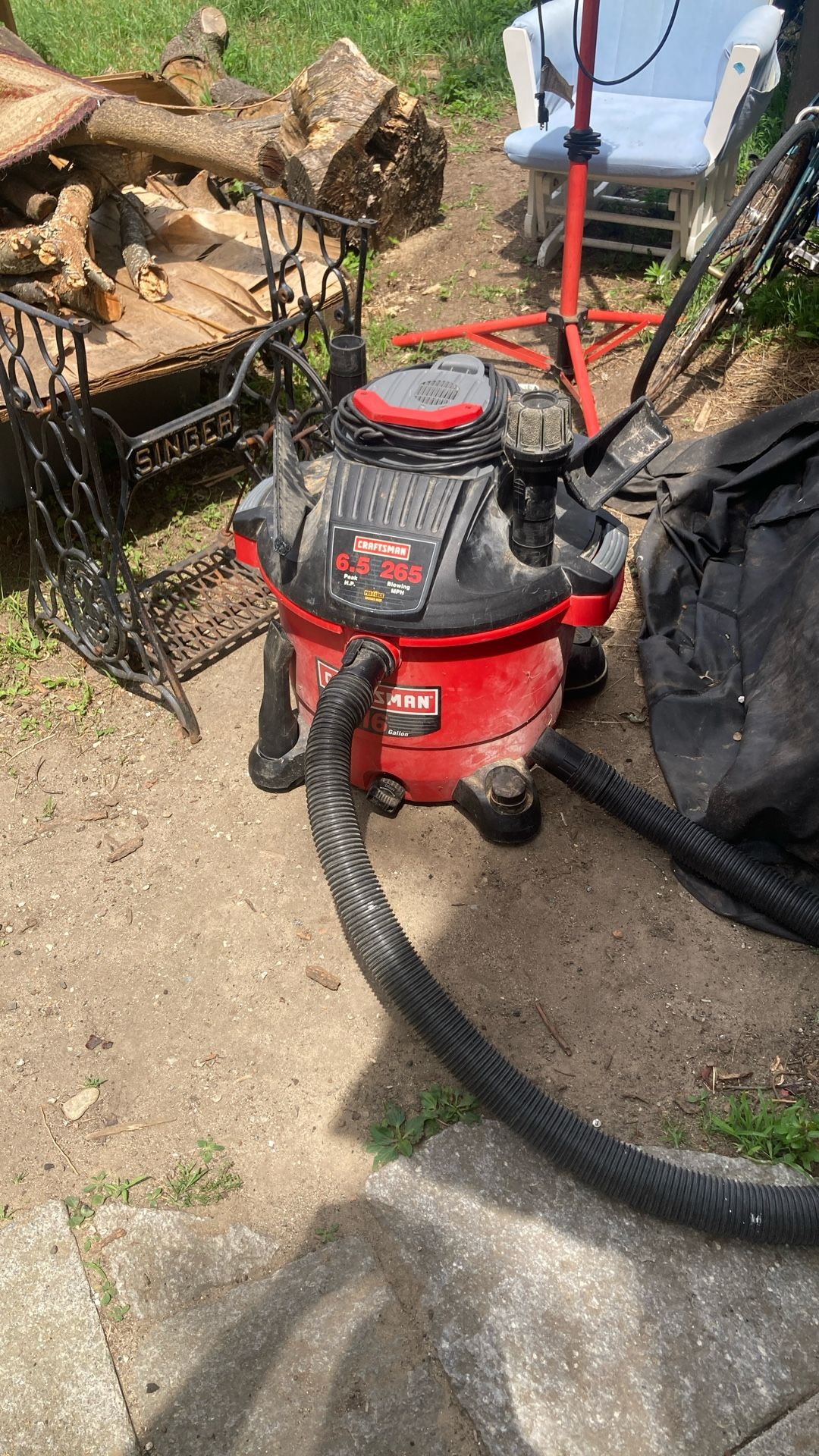 Craftsman 6.5 Peak Hp 16 Gallon Shop Vac