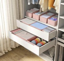 Brand new storage organizer canvas fabric collapsible bins