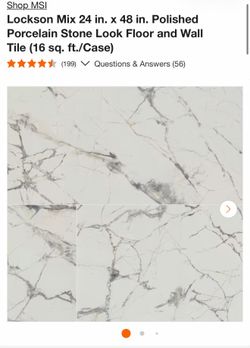 MSI Lockson Mix 24x48 Polished Porcelain Floor and Wall Tile