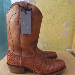Cody James 1978 Mason Caiman Belly Western Boots Men's Size 9 D and 11 D