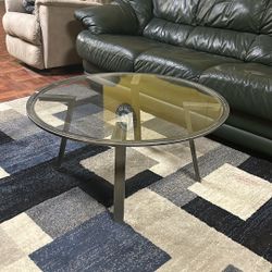 Glass Top Coffee Table 