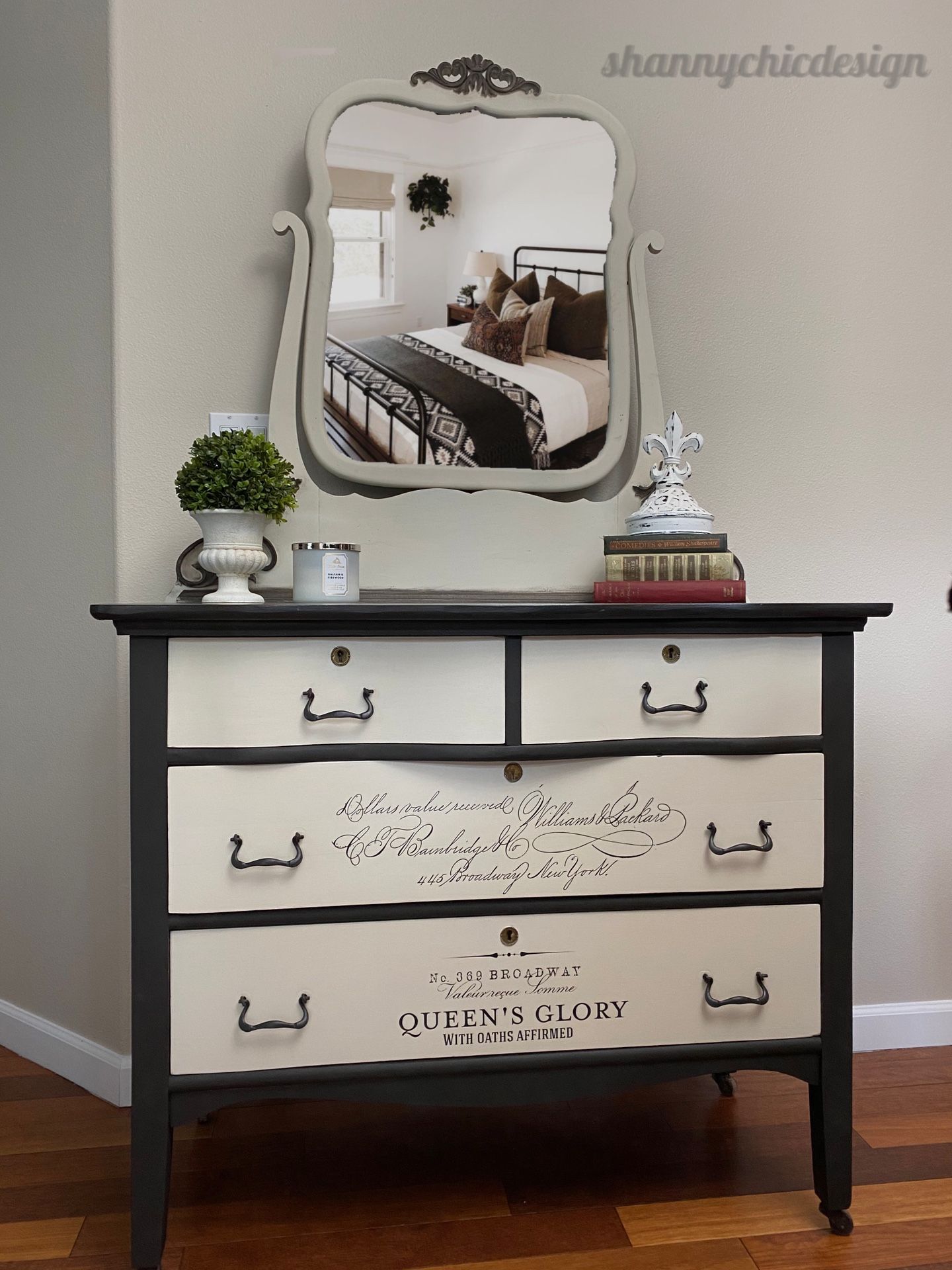 Refinished antique dresser