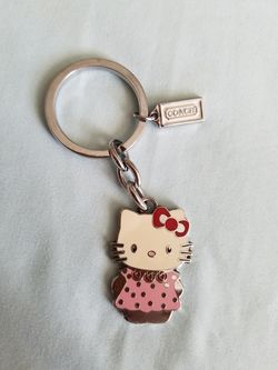 Coach, outlet hello kitty Keychain