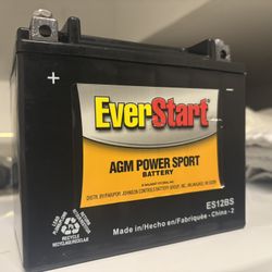 (Good Condition) AGM Power Sports EverStart Battery (40$)