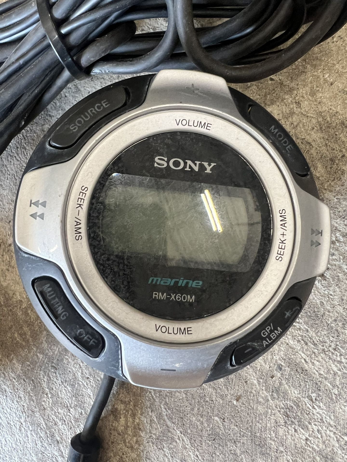 Sony Marine Radio Remote RM-X60M