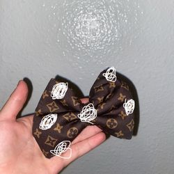 Lover Brown Bow For Baby Girl