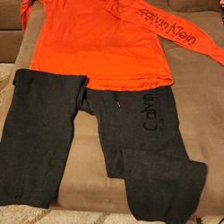 Womens Calvinclein Jogger And Top