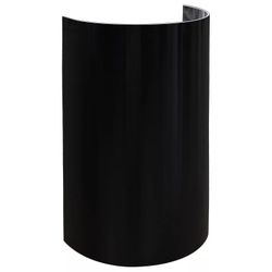 Odyssey Cases ODYSHLD1508BLK, 15-Inches Tall Black Upright Decor Lighting Shield