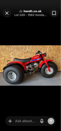 1982 Honda ATC 110 Three-Wheeler