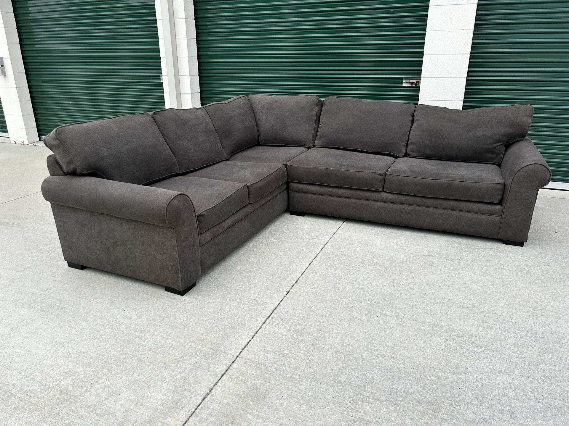 FREE DELIVERY | Grey L Sectional Sofa