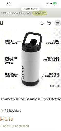 Zulu stainless steel bottle