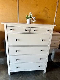 White Hemnes IKEA dresser