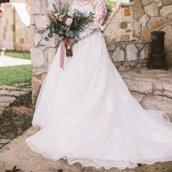Wedding dress pearl