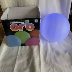 6 Party Lights - Rainbow Multi Color Water Proof Orb Lights