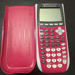 Texas Instruments TI-84 Plus Silver Edition Graphing Calculator - Pink