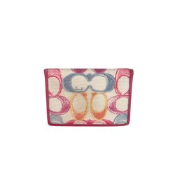 Coach  Multicolor Signature Card Case