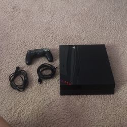 PS4 With Controller And Cables
