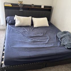 Bed And Frame 