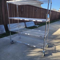 Garage / Storage Shelves Chrome Wire