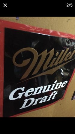 Miller beer sign