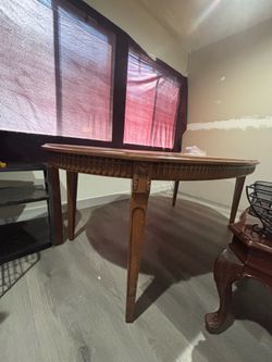 Wood table