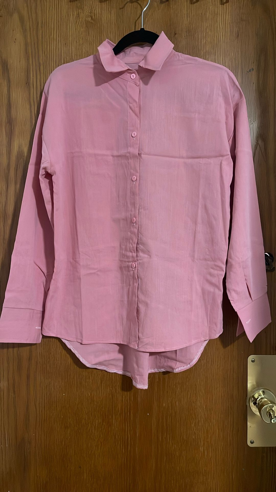 Oversized Pink Shirt