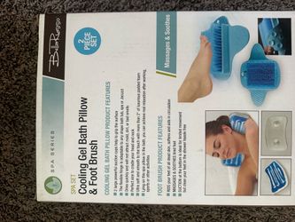 Cool gel bath pillow
