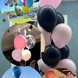 Helium Balloon Bouquet …Globos Con Helio 
