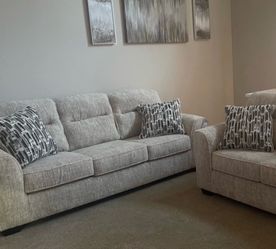 Couch and love seat