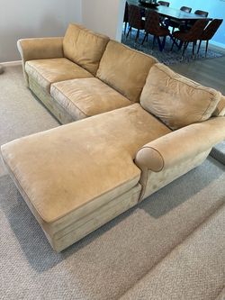 Pottery Barn chaise sectional