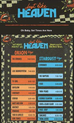 Just like heaven fest
