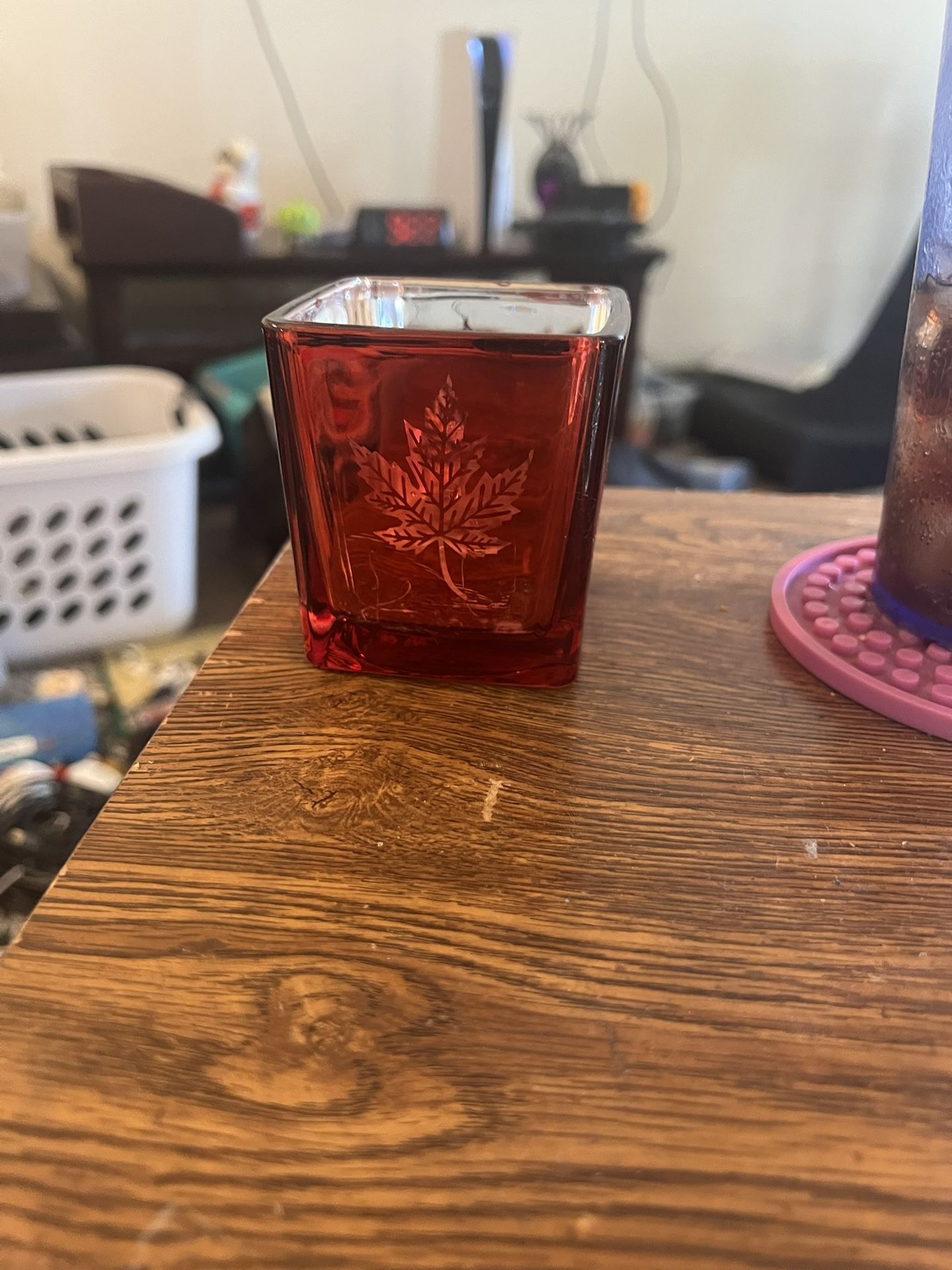 Fall Leaf Candle Holder 