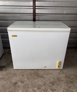 White Chest Freezer