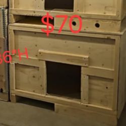 $60 solid wood dog house