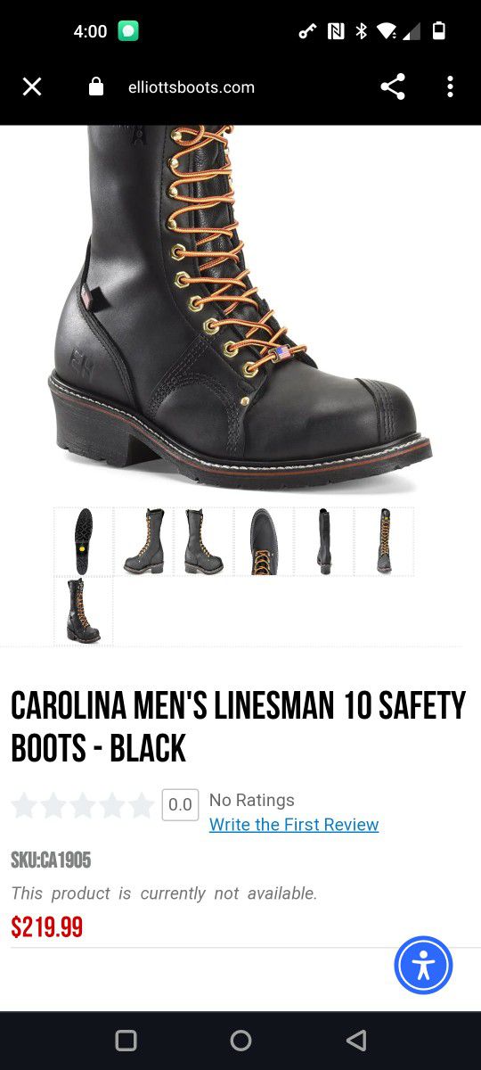 Carolina Steeltoed Boots