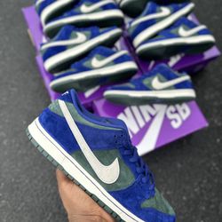 Deep Royal Blue SB Lows ( Size 10)