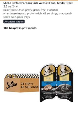 Sheba Perfect Portions Wet Cat Food 24 ct