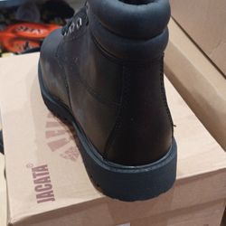 Jacata Dark Brown Leather Work Boot