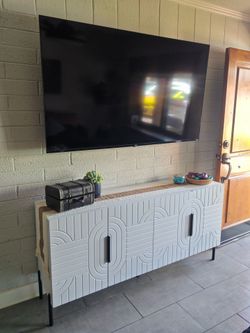 TV stand Armoire cabinet modern minimal contemporary boho MUST GO BY JULY 9TH