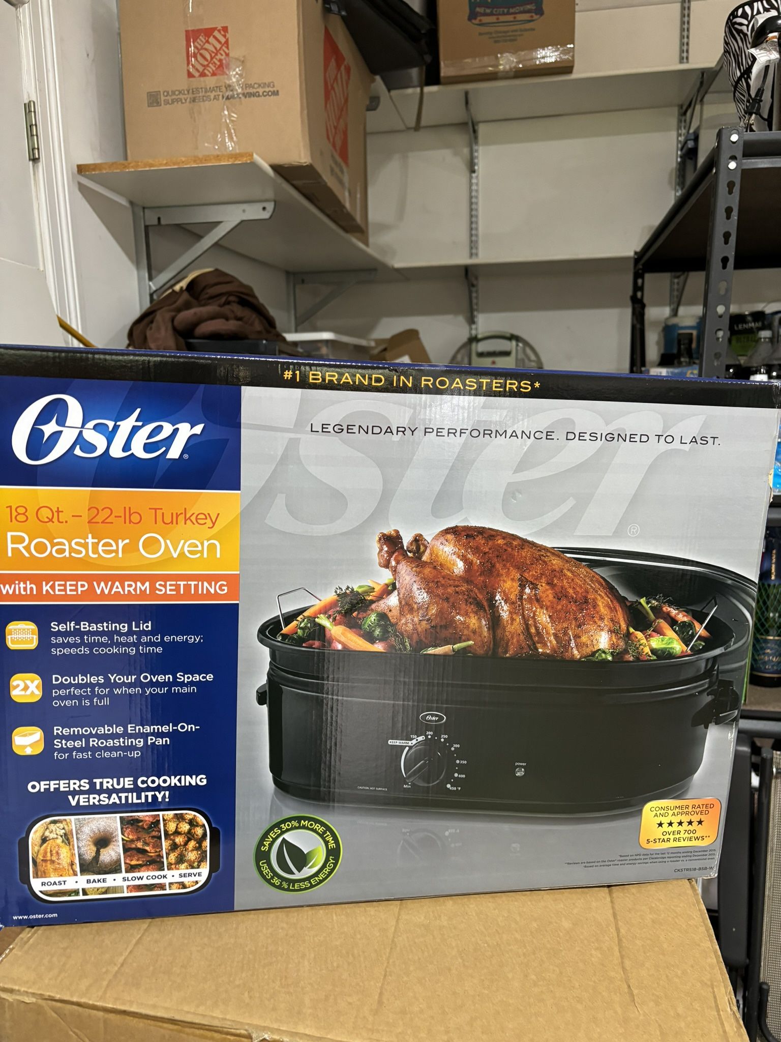 18-22 Quart Oster Electric Turkey Roaster