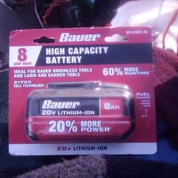 Bauer High Capacity Battery 8 Amp Hour 