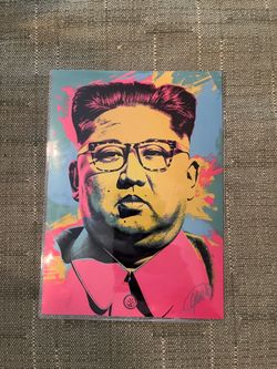 Art Print Kim Jong Un Pop Art Style Supreme Leader of North Korea Colorful 5x7